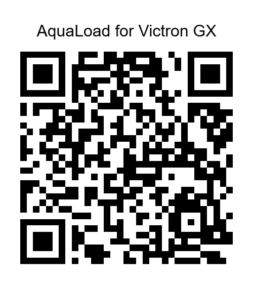 PayPal QR for AquaLoad for Victron GX
